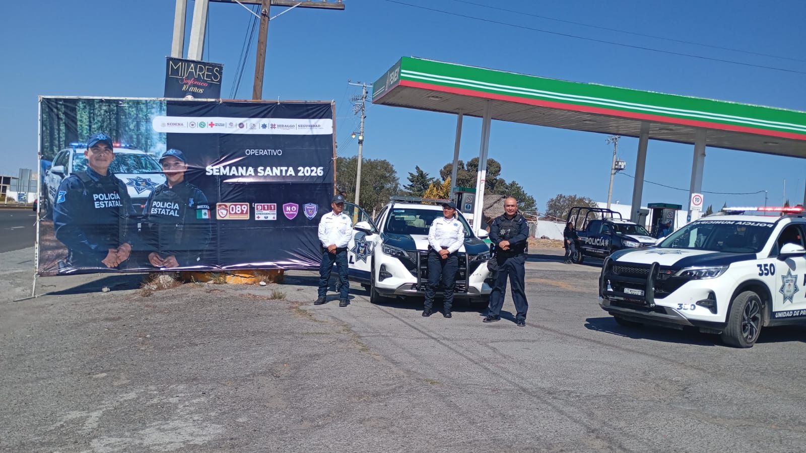 Instalan módulos turísticos en Mineral de la Reforma