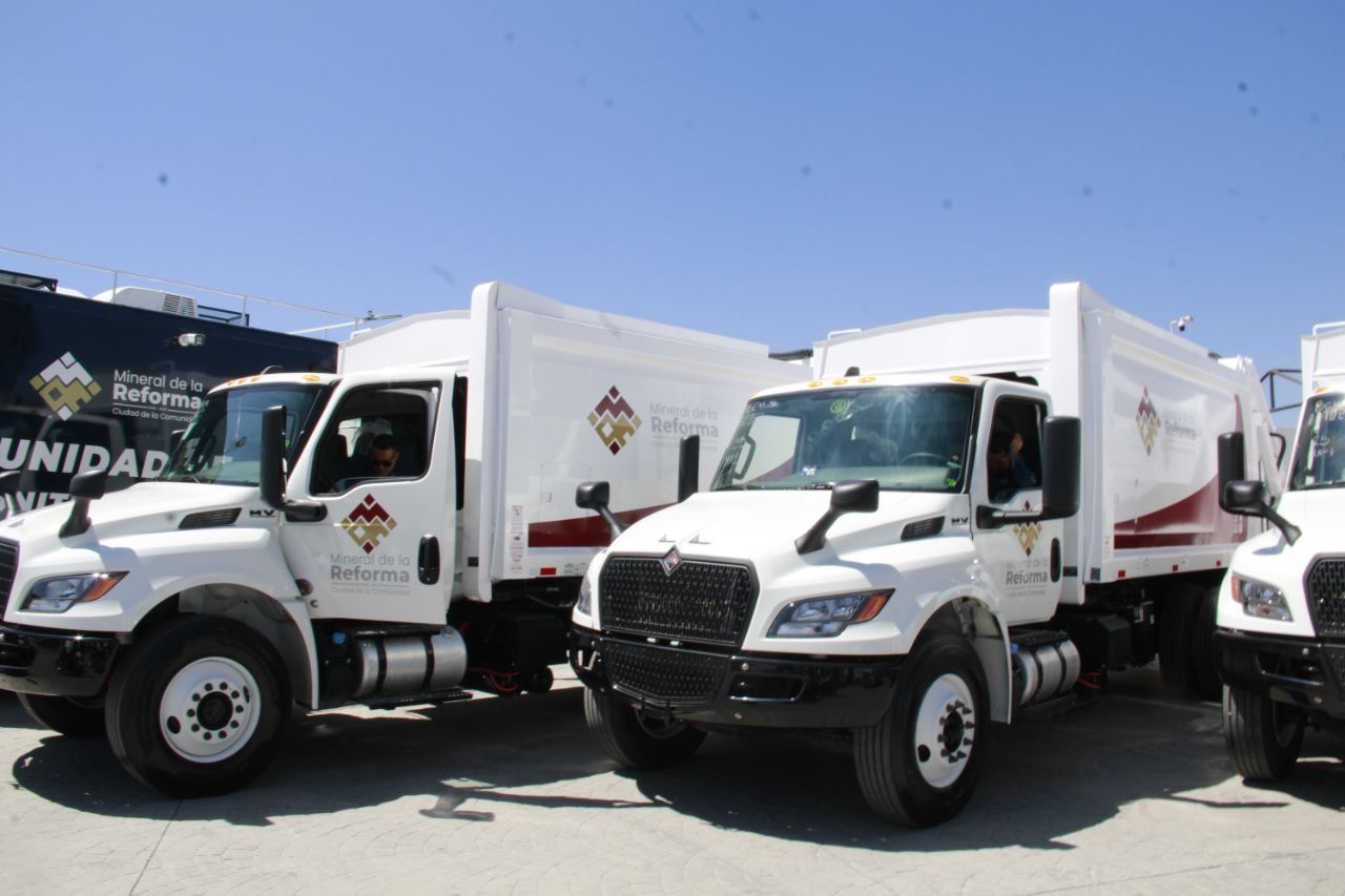 Fortalecen servicio de recolección de basura en Mineral de la Reforma