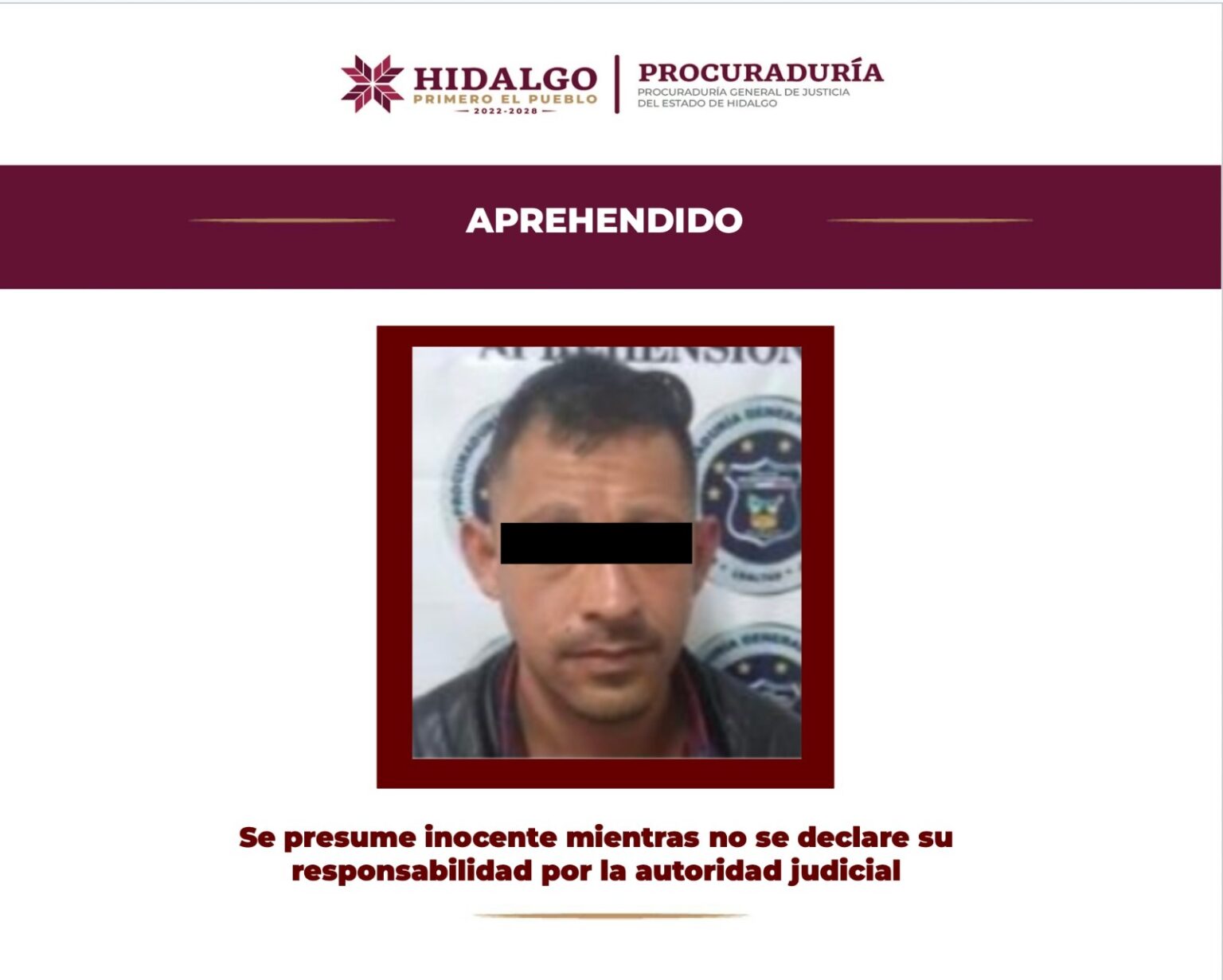 Detiene a implicado en multihomicidio del Mercado Primero de Mayo