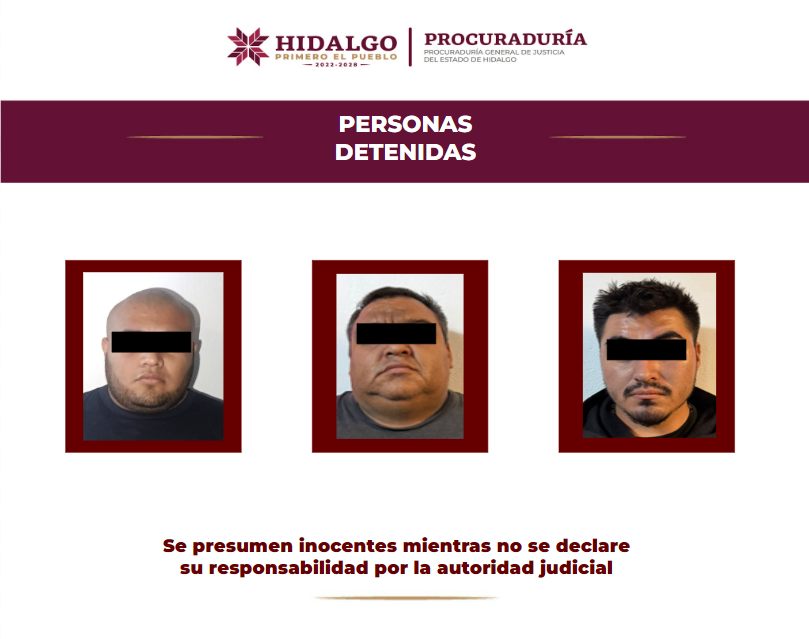 Tres detenidos tras cateos en Mineral de la Reforma y Zempoala